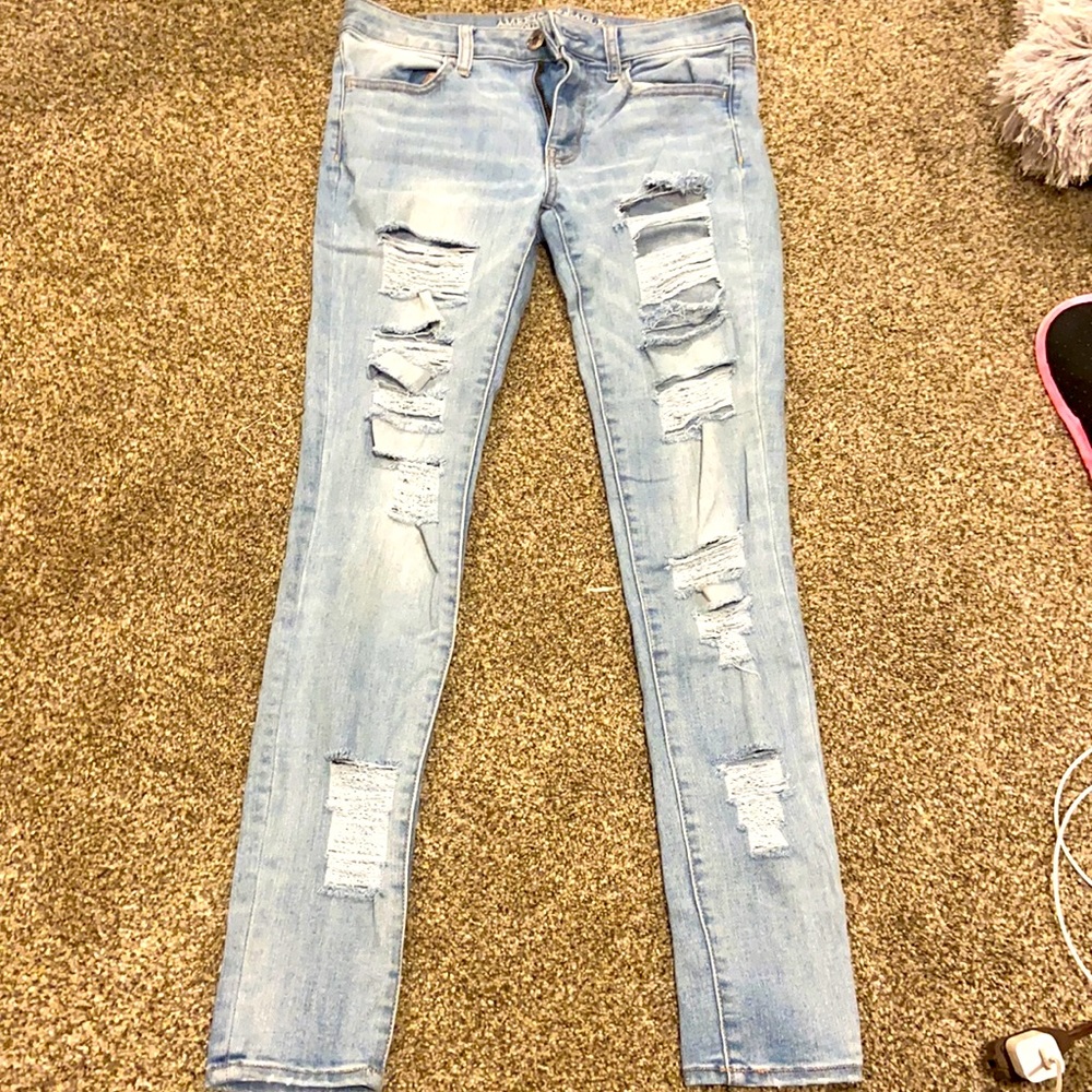 Distressed Skinny Jeans